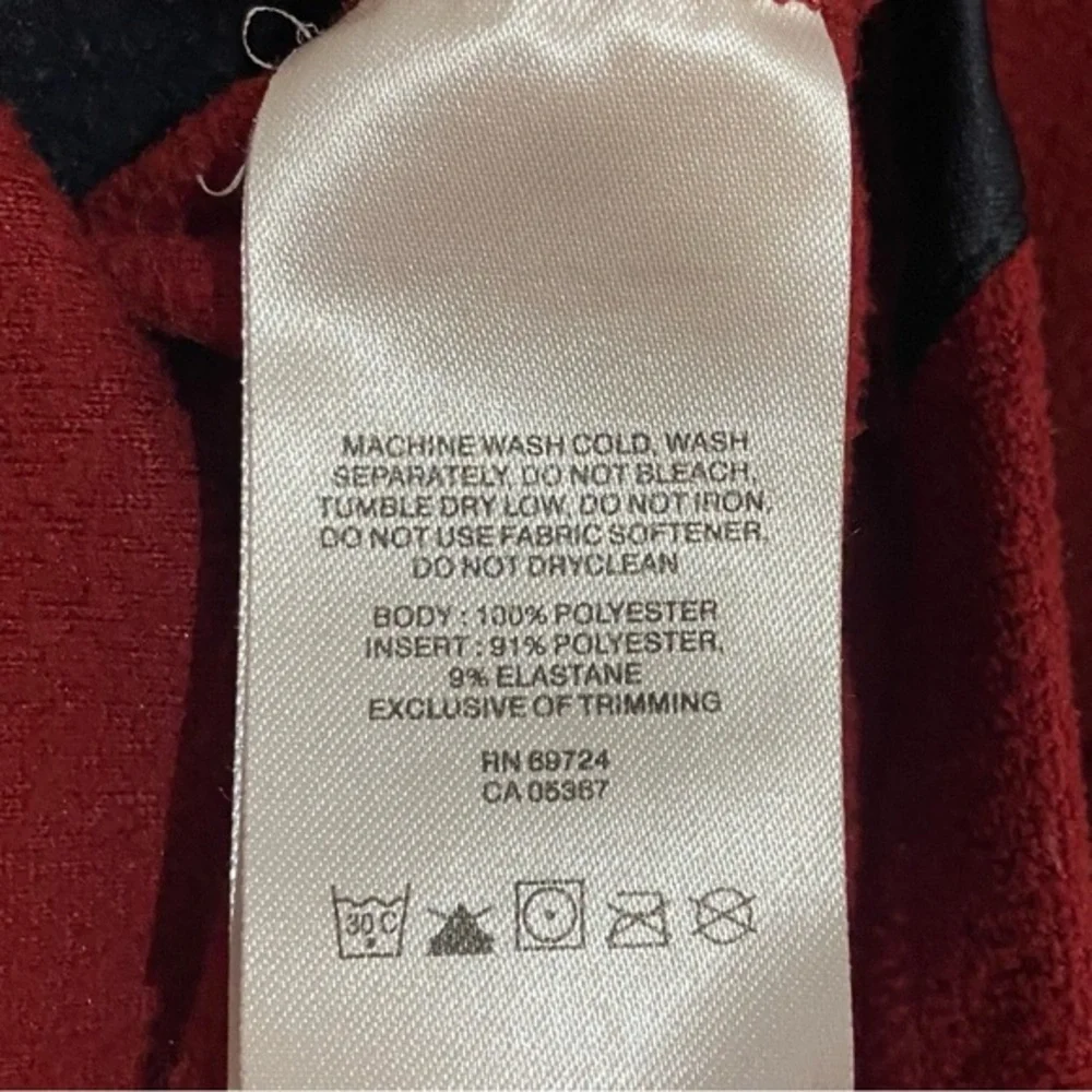 Columbia Men’s Garnet‎ & Black 1/4 Zip Fleece Pullover